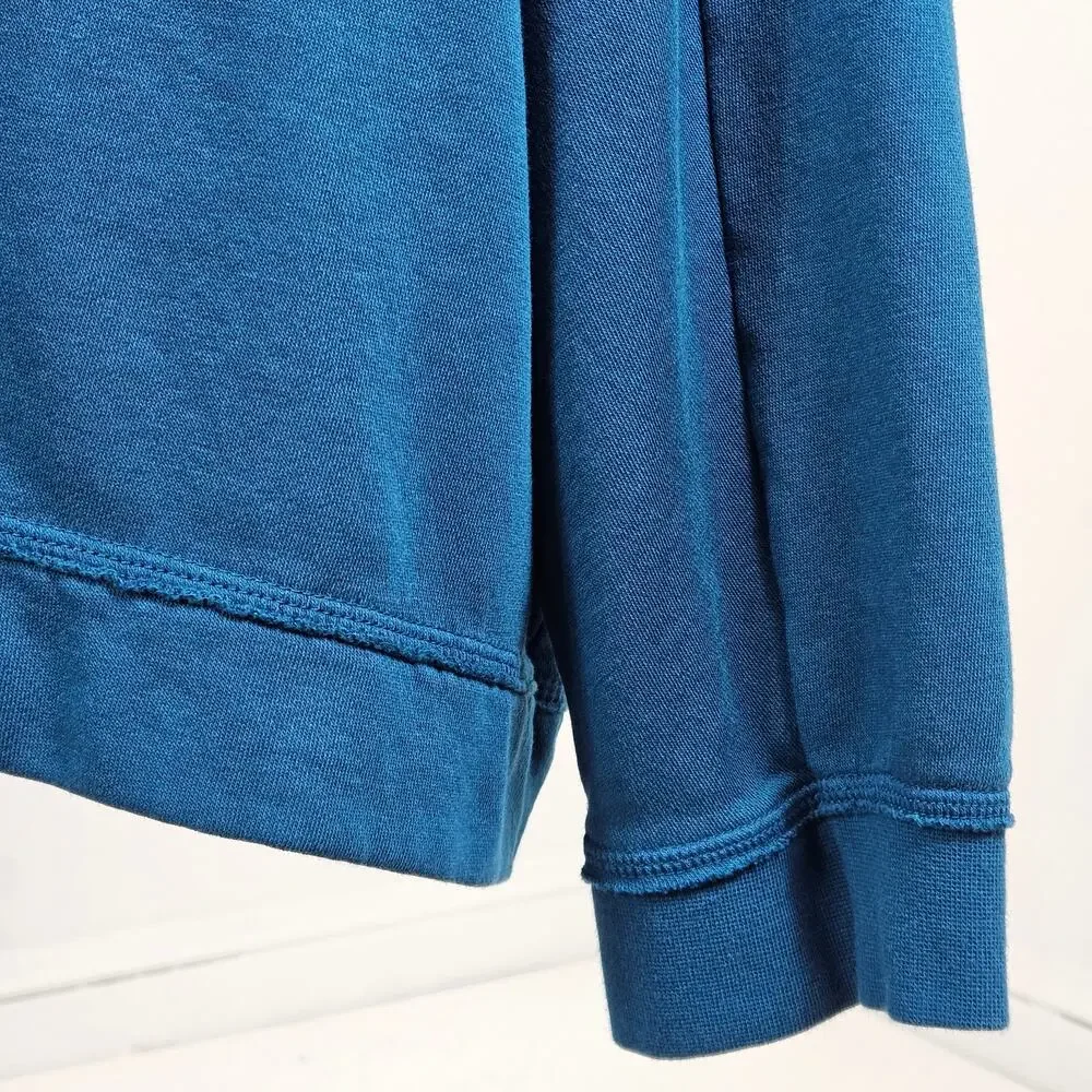 Nike Yoga Therma-Fit Teal Blue Pullover Activewear Sweatshirt | Men's XXL | FLAW